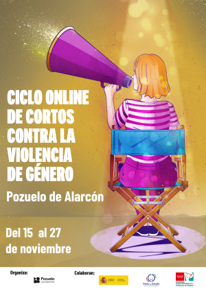 Cartel Ciclo online de cortos contra la violencia de género