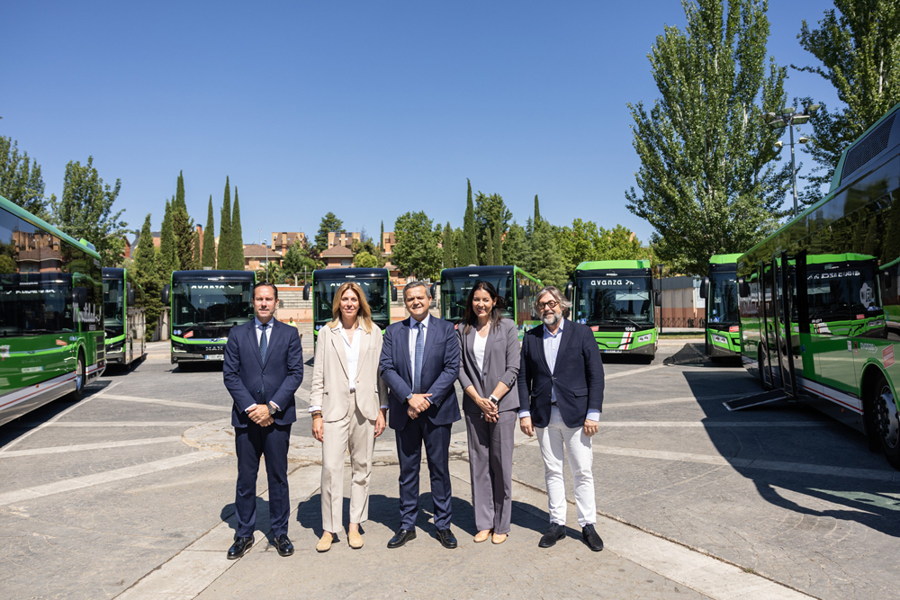 Presentación autobuses híbridos