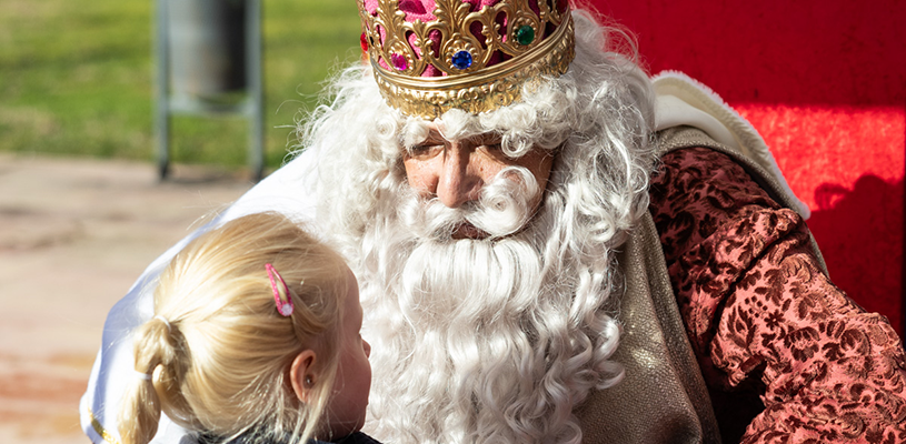 Entrega de cartas a los Reyes Magos