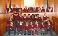 Alumnos de uno de los colegios que participan en el programa 'Conoce tu Ayuntamiento' (Se abre en ventana nueva)