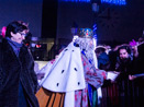 El Rey Melchor junto a a la alcaldesa de Pozuelo, Susana Pérez Quislant (Se abre en ventana nueva)