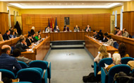 La alcaldesa durante la sesión plenaria del mes de febrero de 2016 (Se abre en ventana nueva)