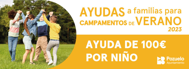 Ayudas a familias para campamentos y/o colonia urbanas verano 2023