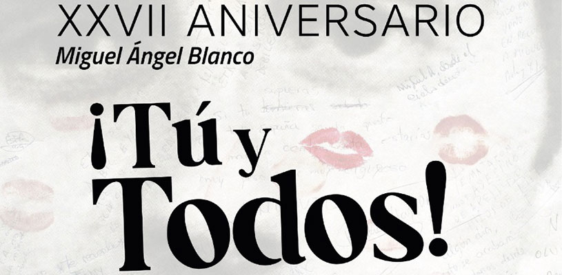 Cartel XXVII Aniversario Miguel Ángel Blanco