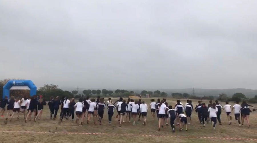 Participantes en el Cross de Navidad