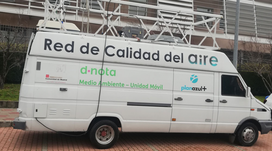 Unidad móvil de calidad del aire