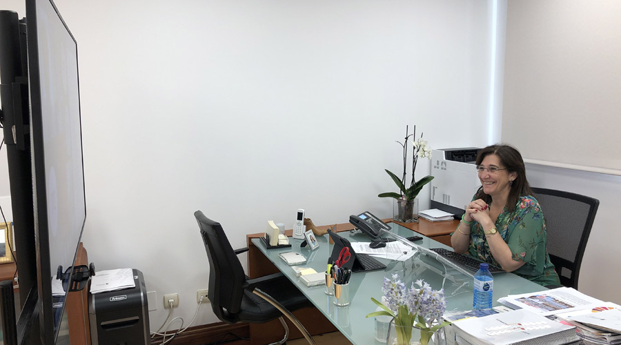 La alcaldesa, Susana Pérez Quislant participa en los cursos de verano de la URJC