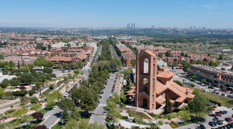 Pozuelo de Alarcón foto aérea