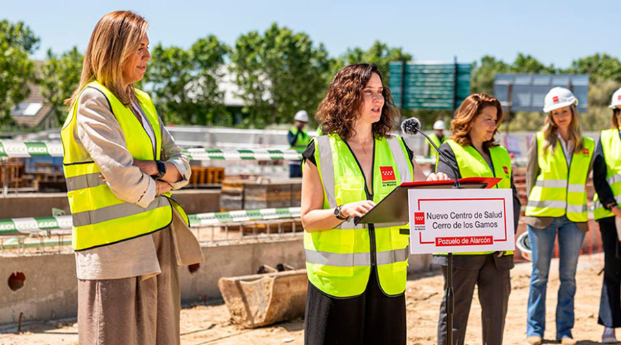 Visita las obras del nuevo centro de salud