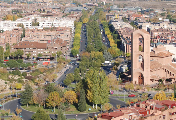 Pozuelo de Alarcón desde el aire